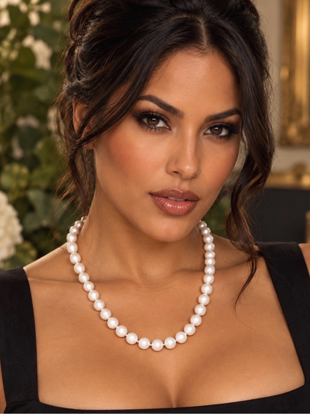 14K GOLD Vintage Hand-Knotted Freshwater Cultured Pearl Necklace